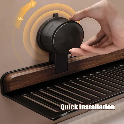 Miniatura 9 de Organizador de ducha con ventosa, organizador de ducha sin taladro, bandeja de almacenamiento para colgar en la pared para dormitorio, baño