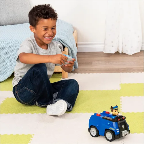 Miniatura 7 de Paw Patrol 6054190 Chase - Crucero de policía a control remoto con dirección de 2 vías, para niños de 3 años en adelante, multicolor
