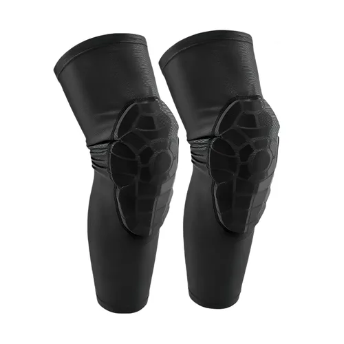 Miniatura 14 de AceList Rodilleras/Guantes de compresión para niños/jóvenes de 5-15 años, protectores de rodilla y codo de nido de abeja para deportes