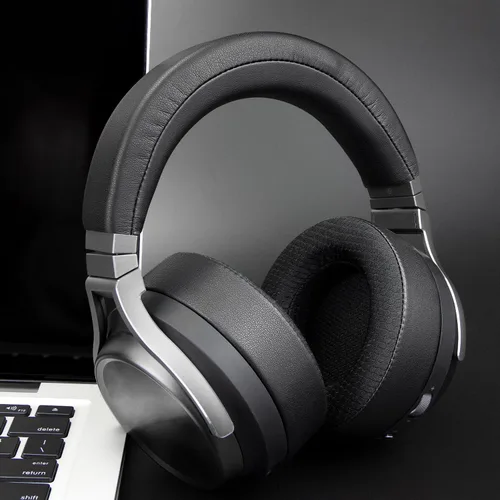 Miniatura 4 de SOULWIT Almohadillas de repuesto para auriculares Corsair Virtuoso RGB Wireless XT SE, almohadillas con tela de malla, espuma de aislamiento de Negro
