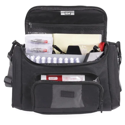 USA Gear Estuche profesional para pistola de tatuaje, exterior fuerte, divisores ajustables, sostiene juego de tinta de tatuaje, máquina, bolígrafo