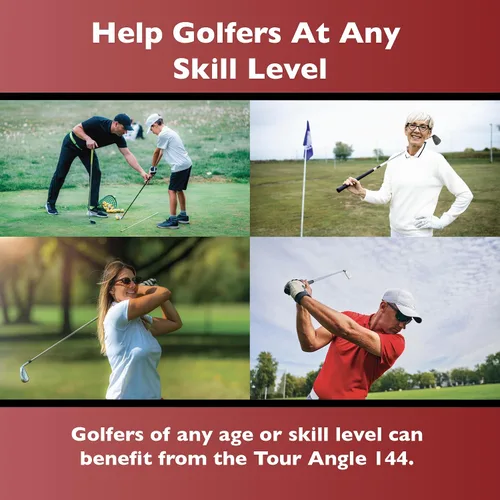 Miniatura 5 de Ayuda de entrenamiento Tour Angle 144 para golf; ofrece beneficios en el swing para todos los niveles de habilidad (juego largo y corto)