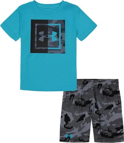Miniatura 171 de Under Armour baby-girls Ua Terrazzo Leopard Heart SetShort Set