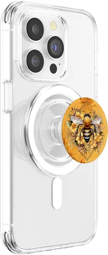 Miniatura 3 de Flor Amarilla Abejorro Abejorro Miel Apicultor Abeja Abeja PopSockets MagSafe PopGrip para iPhone
