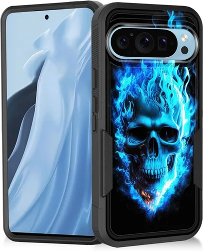 Miniatura 23 de Funda para Pixel 7a, resistente de doble capa híbrida de policarbonato duro de goma suave a prueba de golpes para Google Pixel 7A 6.1 pulgadas