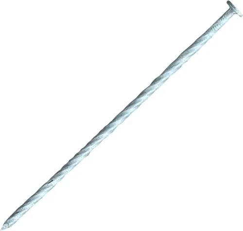 Miniatura 10 de Sandbaggy Estacas de Césped Artificial Galvanizadas de Servicio Pesado de 6" - Clavos de Paisaje en Espiral - Pinchos/Clavijas de Tierra - Césped