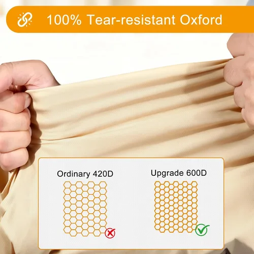 Miniatura 8 de HDCAXKJ Fundas impermeables para muebles de patio, funda para tumbona para exteriores, funda resistente con cremallera, resistente a la intemperie