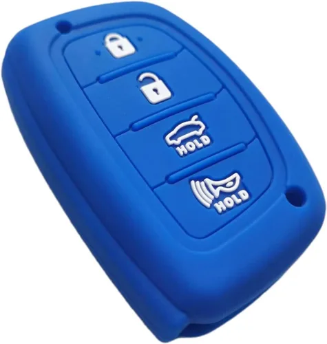 Miniatura 4 de REPROTECTING Funda de goma de silicona compatible con Hyundai Elantra Elantra GT Ioniq Sonata Tucson SY5MDFNA433 2016-2021