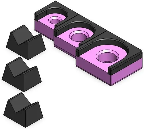 Miniatura 21 de MagAttach Juego de organizador de trinquete (juego de 3 piezas (2 paquetes), Verde/Negro)