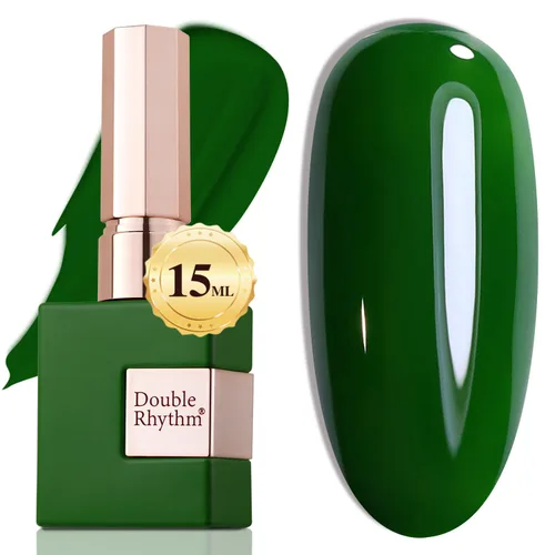 Miniatura 21 de Double Rhythm 15ml de esmalte de uñas en gel, color puro, mismo color, misma botella, esmalte de uñas de remoción para arte de manicura en salón
