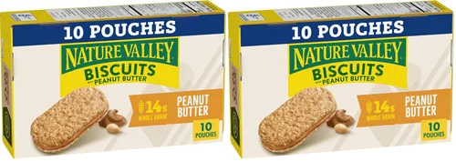 Miniatura 23 de Nature Valley Sándwiches de galletas, mantequilla de almendras, 5 unidades, 6.75 onzas (paquete de 12)