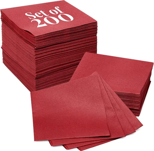 Miniatura 13 de Prestee 200 toallas de mano de papel desechables que se sienten como servilletas de lino, 2 capas, toallas de invitados, servilletas de papel