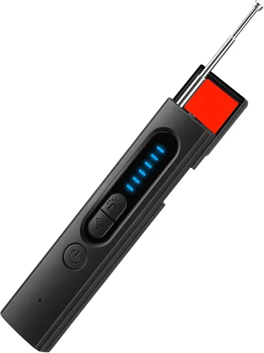 BANGALORE Detector de cámara oculta Buscador de cámara portátil, detector de perseguidor GPS, escáner de señal inalámbrico RF para oficina, hotel,