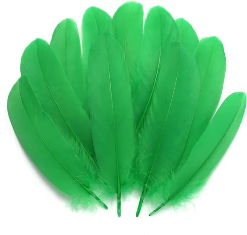Miniatura 15 de 300 plumas de ganso negras naturales a granel, plumas naturales a granel de 5 a 7 pulgadas para manualidades, atrapasueños, alas de ángel