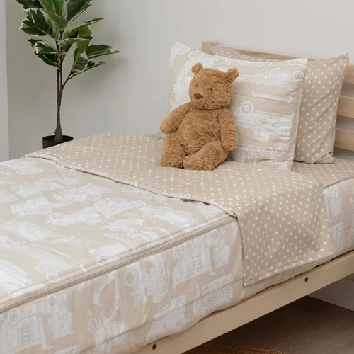 Miniatura 17 de Beddy's Flower Blossoms - Ropa de cama duradera con cremallera para niños - Cama en una bolsa - Sábanas y edredón florales rosas - Incluye funda