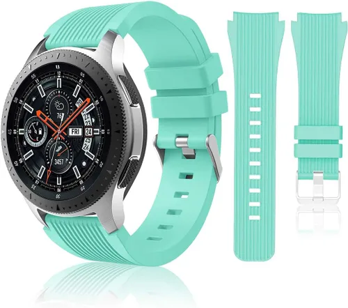 Miniatura 7 de HSWAI Compatible con Samsung Galaxy Watch de 1.81 pulgadas, Gear S3 Frontier, bandas de reloj clásicas/Galaxy Watch 3 bandas de 1.772 pulgadas