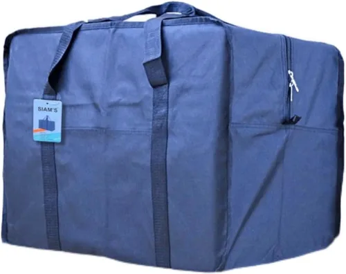Miniatura 11 de Bolsa de viaje de carga cuadrada de 24 pulgadas Bolsa Maleta de Lona 50 Lb Cap equipaje Tote, Negro