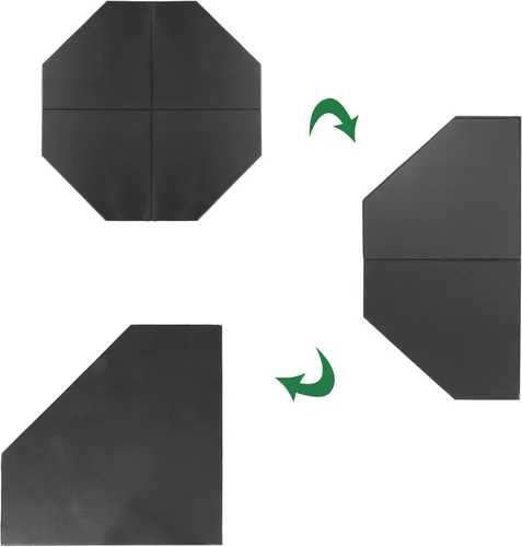 Miniatura 5 de LUCKYERMORE Mesa de póquer plegable 500 fichas de póquer Set 8 jugadores Layout Poker Mats con bolsa de transporte
