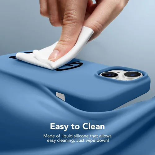 Miniatura 7 de GONEZ Funda magnética para iPhone 14, compatible con Magsafe, con protector de pantalla + protector de cámara, forro de microfibra antiarañazos