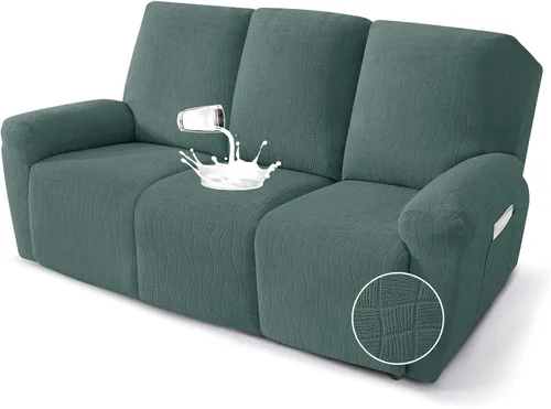 Miniatura 10 de MAXIJIN Fundas impermeables para sillas reclinables pequeñas de 3 piezas, fundas reclinables que se mantienen en su lugar, fundas reclinables Lazy