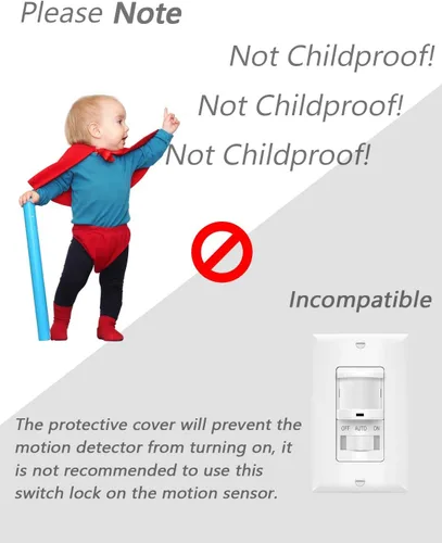 Miniatura 6 de Fundas magnéticas para interruptores, interruptor de luz ILIVABLE y cubierta de toma de corriente para interruptores planos modernos, no a prueba