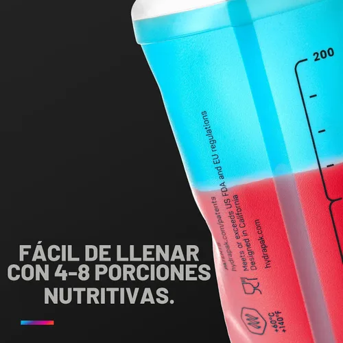 Miniatura 4 de HydraPak SoftFlask - Collapsible Nutrition Flask (150ml or 250ml) - BPA Free, Easy Open Cap, Foldable, Lightweight