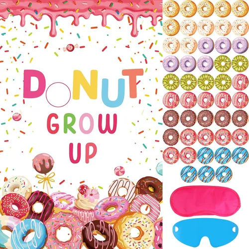 Miniatura 18 de Pin The Pacifier On The Baby Game Póster de juegos de chupetes con 64 calcomanías para chupetes para baby shower, regalos de fiesta, suministros