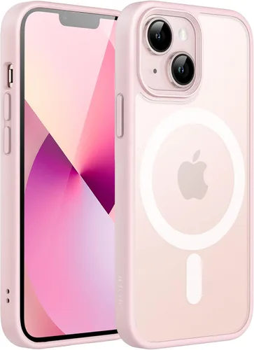 Miniatura 23 de JETech Funda magnética para iPhone 13 de 6.1 pulgadas, compatible con MagSafe, translúcida mate, delgada, a prueba de golpes, color negro