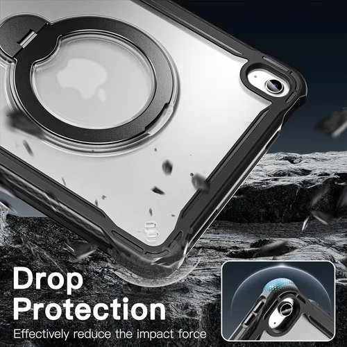 Miniatura 8 de Case for iPad A16 11th Generation 11-inch 2025 & iPad 10th Generation 10.9-inch 2022 with Screen Protector, 360° Rotating Kickstand Handle, Rugged