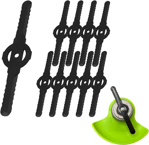 Accesorios de cabezal de recortadora, cuchilla de repuesto para malezas, cortadora de cepillo de malas hierbas, cabezales de cuchilla de acero 10