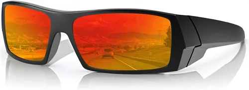 Miniatura 14 de WISTON Z87 Gafas de Sol Envolventes para Hombres Gafas de Seguridad Rectangulares UV400 para Deporte y Trabajo 8231