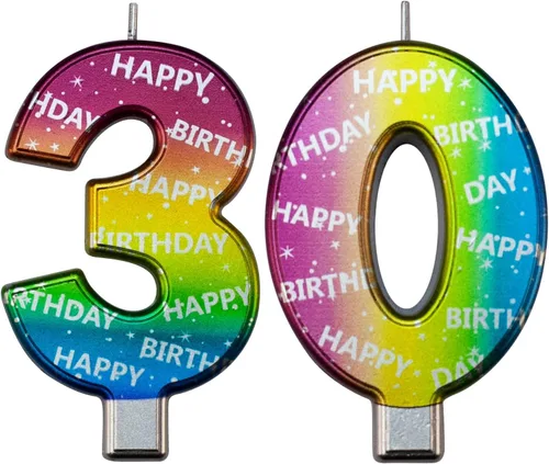 Miniatura 309 de DERVENTA Velas de cumpleaños con números grandes, 3D, color rosa, 3.7 pulgadas, decoración para tartas de fiesta, 1 pieza (número 3 rosa)
