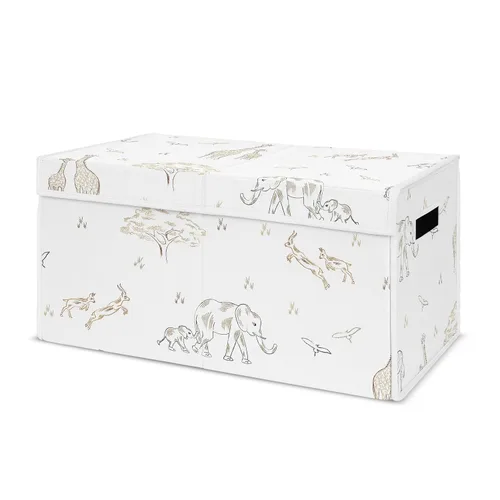 Miniatura 10 de Sweet Jojo Designs Caja de almacenamiento de juguetes de tela bohemia con arco iris para bebé, habitación de niños, color rosa pálido, oro rosa