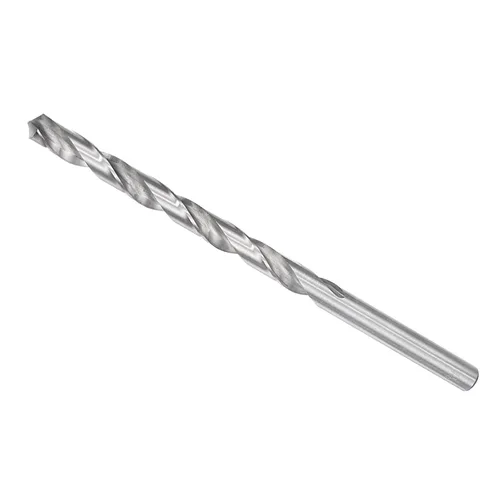 Miniatura 45 de Broca helicoidal extra larga, 0.276 in de diámetro de taladro 9.843 in de longitud total, broca helicoidal de acero de alta velocidad