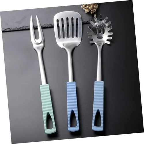 Miniatura 5 de Utensilios de cocina de acero inoxidable Set de utensilios de cocina con fácil almacenamiento colgante Color aleatorio