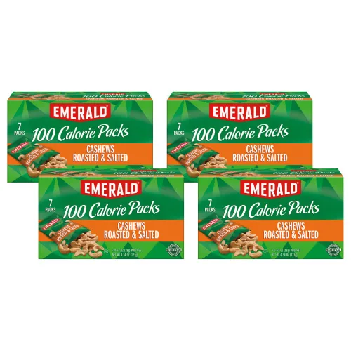 Miniatura 10 de Emerald Nueces secas de almendras tostadas, paquetes de 100 calorías, 7 unidades (paquete de 2)