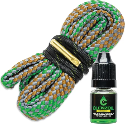 Miniatura 12 de CLENZOIL Field & Range Cobra Bore Cleaner Gun Barrel Cleaning Tool Brass Brush Embedded in Cotton Bore Rope