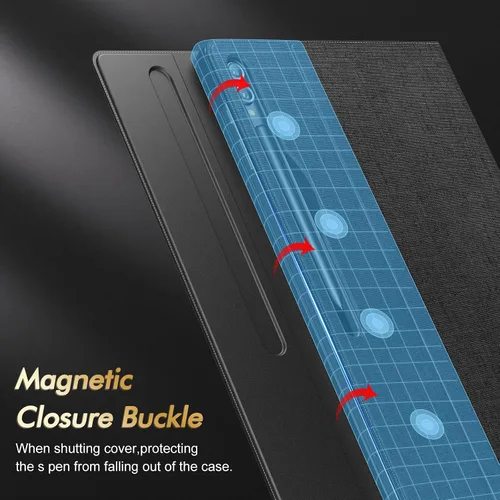 Miniatura 4 de INFILAND Funda para Galaxy Tab S10 Ultra/S9 Ultra/S8 Ultra de 14.6 pulgadas, funda de soporte multiángulo compatible con Samsung Galaxy Tab S10