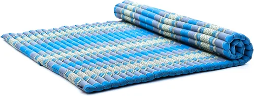 Miniatura 35 de Leewadee - Colchón plegable - Futón japonés enrollable -Alfombra de tatami triple pliegue - Cama de piso para invitados - Colchón de camping