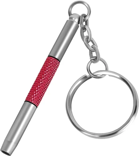 Miniatura 3 de UNEAK - Juego de reparación de tornillos para gafas morado, juego de destornilladores de precisión 3 en 1 mini, llavero, para gafas, gafas de sol