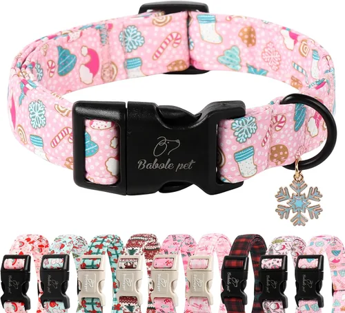 Miniatura 18 de Lindo Collar de Corduroy para Perro - Collar Ajustable Negro para Perros Pequeños de 4-10lbs, Resistente al Desvanecimiento con Cierre Seguro