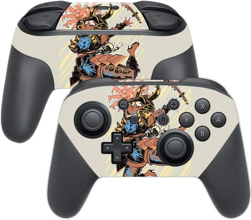 Miniatura 35 de MightySkins Skin compatible con Nintendo Switch Pro Controller - Alien Battle Funda protectora de vinilo duradera y única Fácil de aplicar