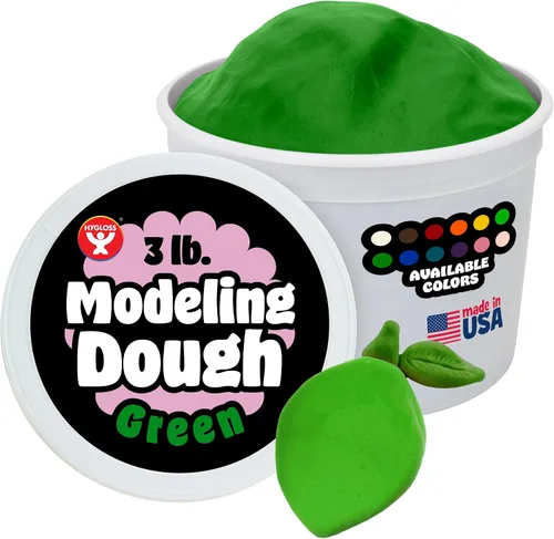 Miniatura 32 de Hygloss Play - Masa de modelado para niños, masa sensorial segura y no tóxica para artes y manualidades, bañera de 3 libras, arcilla de juego