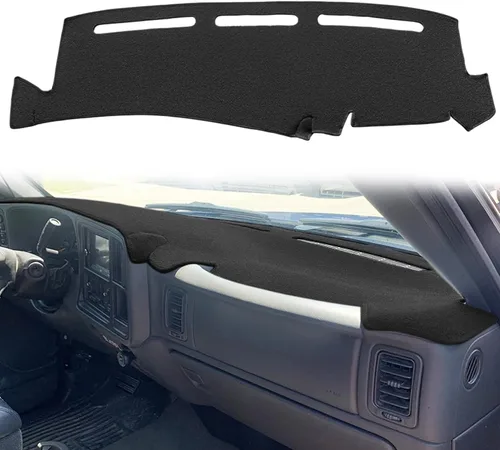 Yiz Alfombrilla para salpicadero a medida para 1999-2006 GMC Sierra/Chevy Chevrolet Silverado, 2000-2006 GMC Yukon XL/Chevy Suburban Tahoe 99-06