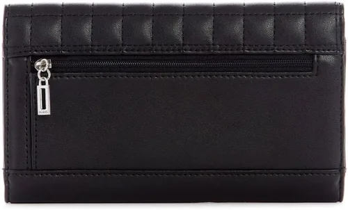 Miniatura 2 de GUESS Bolso de embrague grande acolchado para mujer - Negro, Negro -, Tri-fold