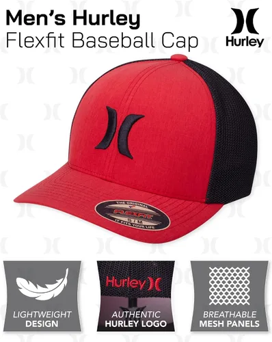 Miniatura 2 de Hurley Gorra de béisbol Icon Textures Flexfit para hombre
