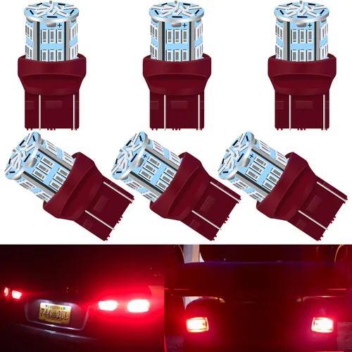 Miniatura 8 de 7440 7443 Bombillas LED de Señal de Giro Intermitente Luz Ámbar 7441 7444 T20 W21W WY21W Bombilla LED para Luz de Marcha/Trasera/Estacionamiento