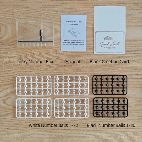 Miniatura 6 de Regalos divertidos para hombres y mujeres, selector de números de la suerte portátil para comprador de lotería, juego de Powerball y Mega Millions