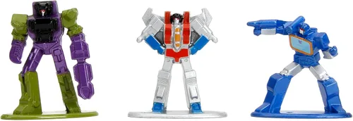 Miniatura 7 de Transformers - Juego de 18 figuras Wave 3 de 1.65 pulgadas fundidas a presión Nano Metalfigs, juguetes para niños y adultos