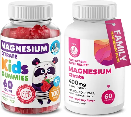 Miniatura 12 de DR. MORITZ Gomitas de magnesio para niños (60 unidades, 2 envases) y Gomitas multivitamínicas para niños (60 unidades, 2 envases) Paquete